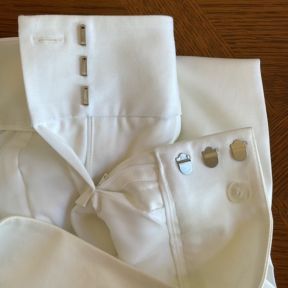 White Capri Pants - Nordstrom Slacks - Halogen White Ankle Length Pants - Size 0 - Picture 10 of 10